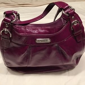 Coach plum purse